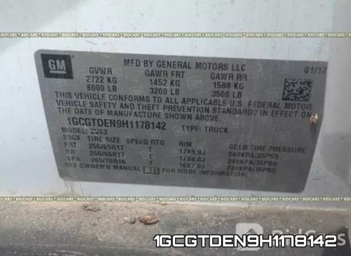 1GCGTDEN9H1178142 фото 10