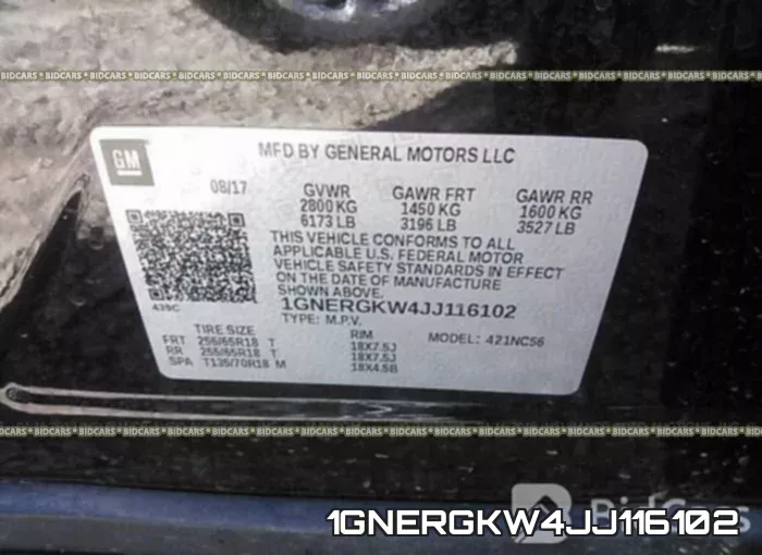 1GNERGKW4JJ116102 фото 10