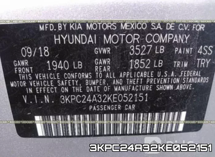 3KPC24A32KE052151 фото 9