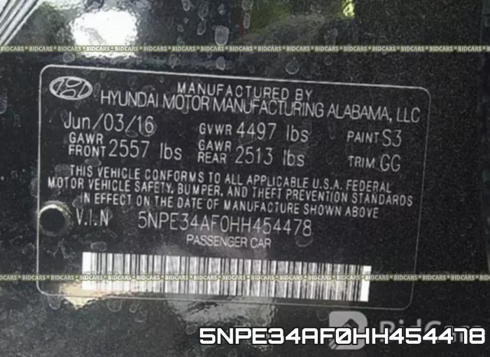 5NPE34AF0HH454478 фото 10