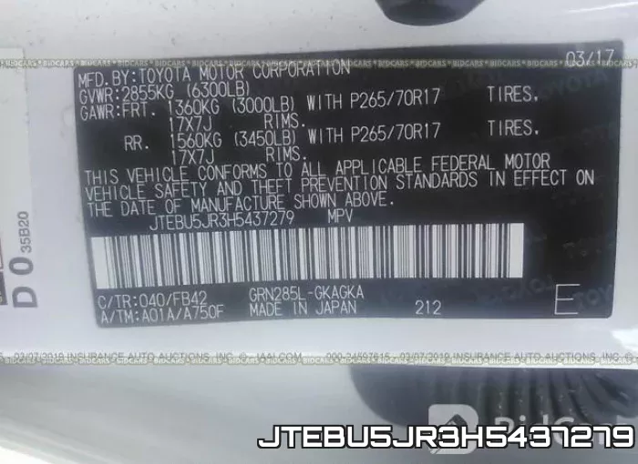 JTEBU5JR3H5437279 фото 10