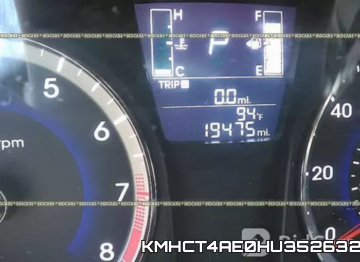 KMHCT4AE0HU352632 фото 8