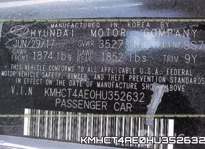 KMHCT4AE0HU352632 фото 10
