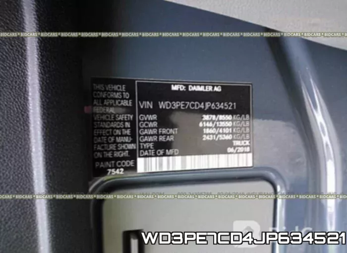 WD3PE7CD4JP634521 фото 10