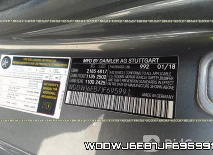WDDWJ6EB7JF695991 фото 10