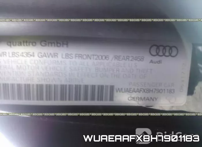 WUAEAAFX8H7901183 фото 10