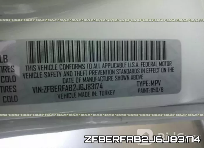 ZFBERFAB2J6J83174 фото 10