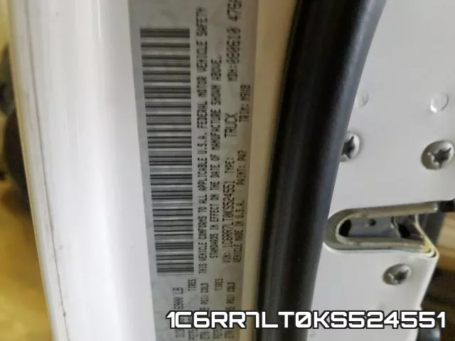 1C6RR7LT0KS524551 фото 2
