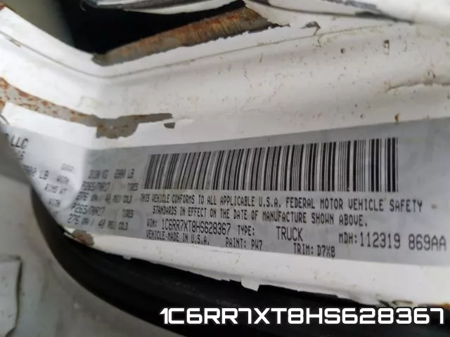 1C6RR7XT8HS628367 фото 2