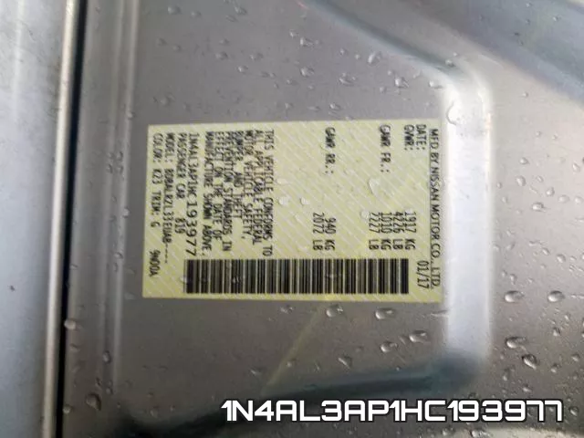 1N4AL3AP1HC193977 фото 2