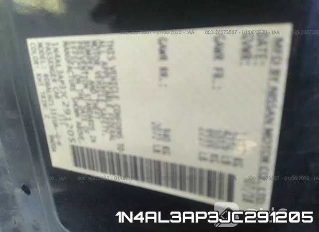 1N4AL3AP3JC291205 фото 5