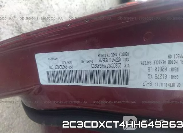 2C3CDXCT4HH649263 фото 9