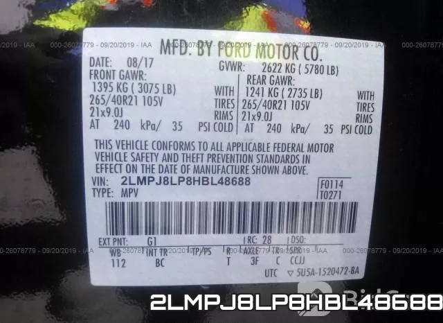2LMPJ8LP8HBL48688 фото 8