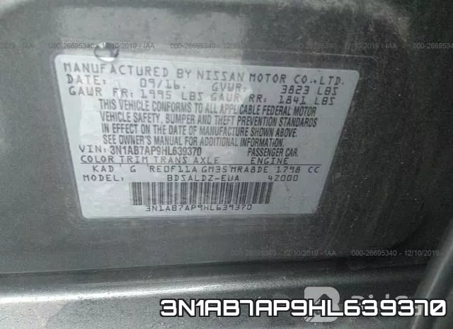 3N1AB7AP9HL639370 фото 9
