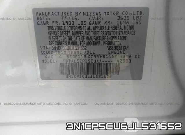 3N1CP5CU6JL531652 фото 10