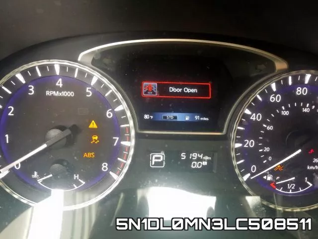 5N1DL0MN3LC508511 фото 6
