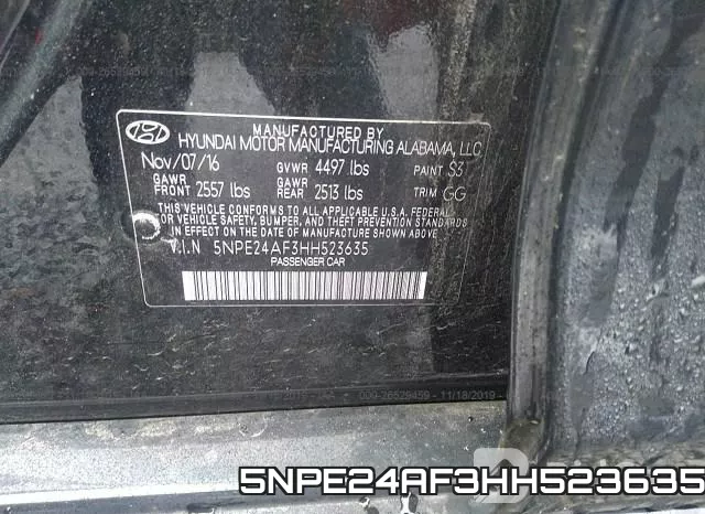 5NPE24AF3HH523635 фото 4