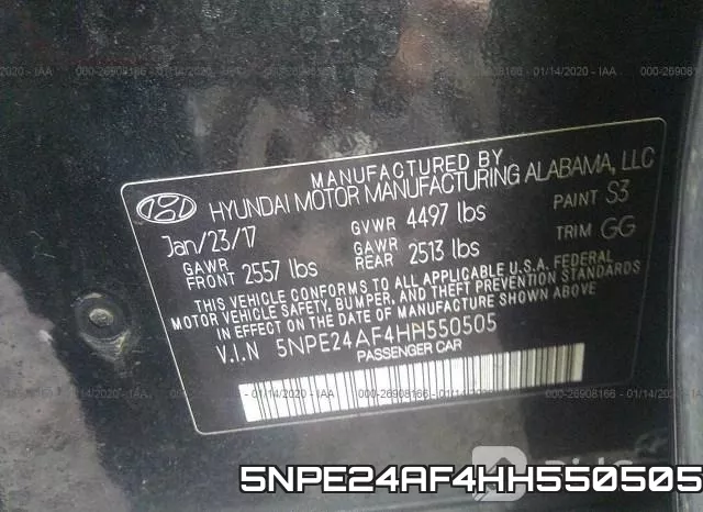 5NPE24AF4HH550505 фото 9