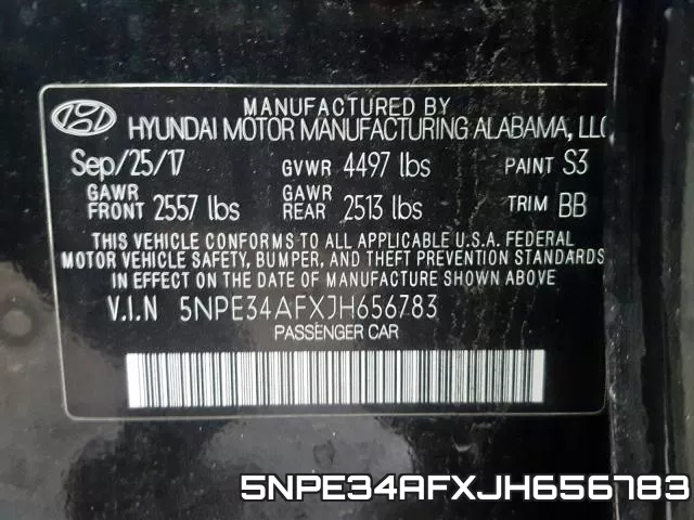 5NPE34AFXJH656783 фото 2