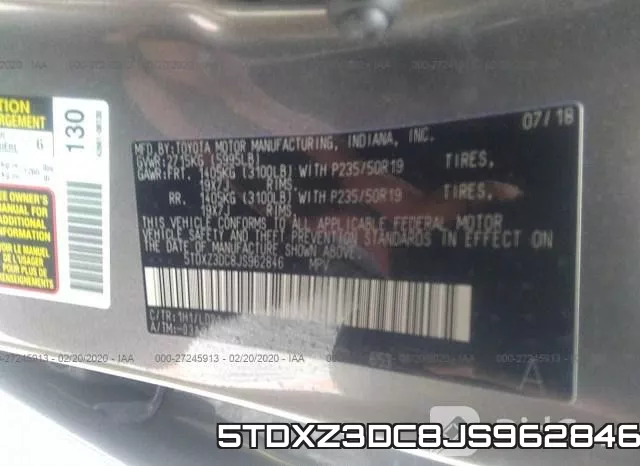 5TDXZ3DC8JS962846 фото 7