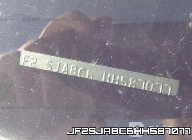 JF2SJABC6HH587077 фото 7
