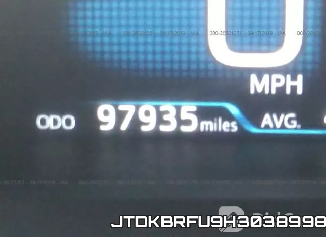 JTDKBRFU9H3038998 фото 6