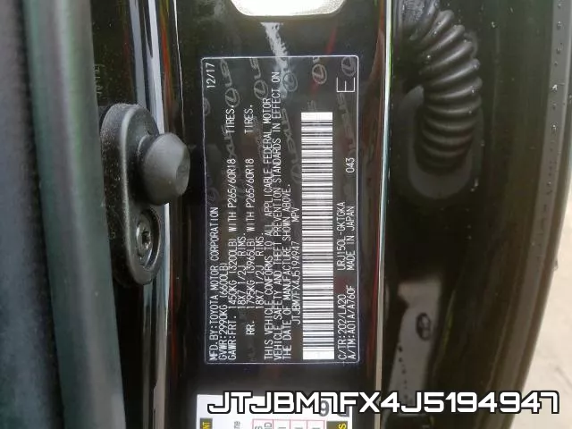 JTJBM7FX4J5194947 фото 2