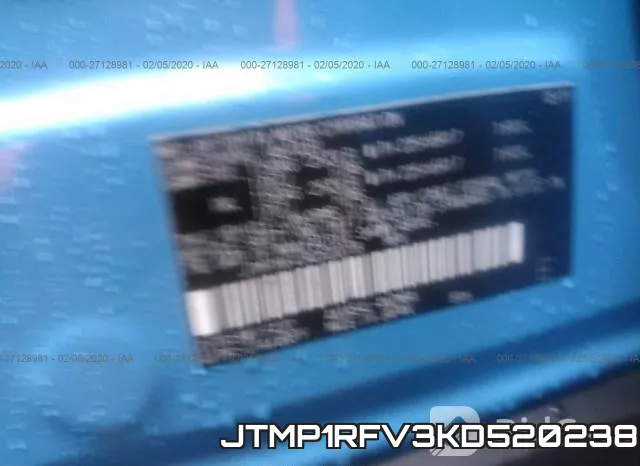 JTMP1RFV3KD520238 фото 3