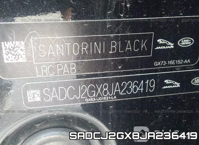 SADCJ2GX8JA236419 фото 8