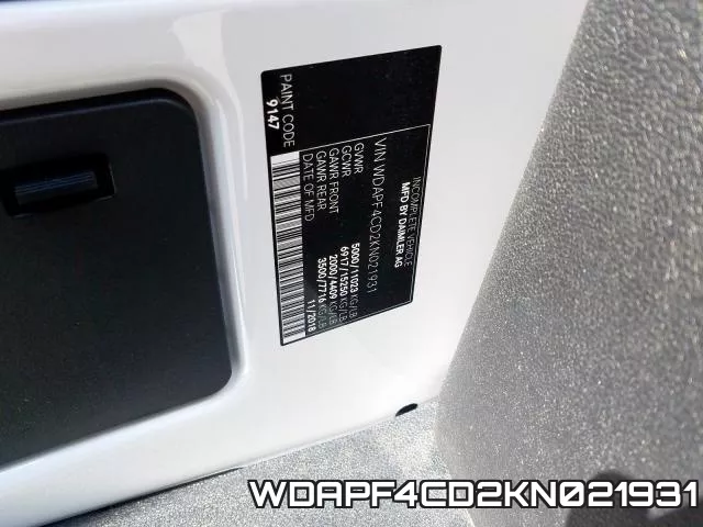 WDAPF4CD2KN021931 фото 2