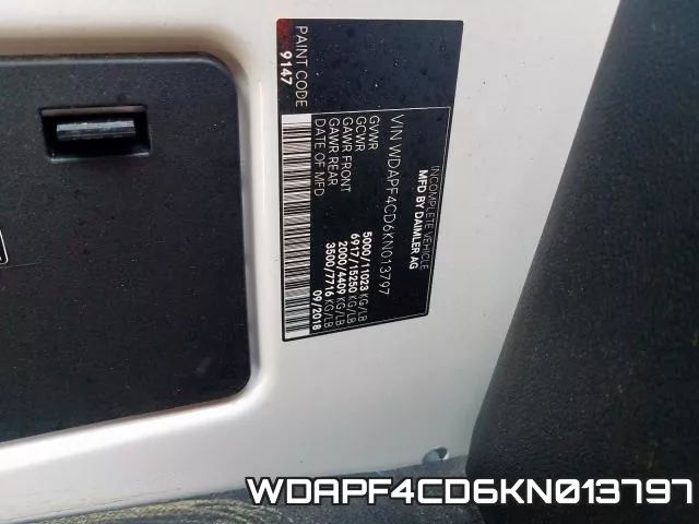 WDAPF4CD6KN013797 фото 2