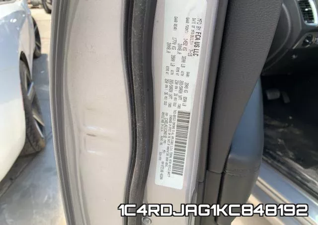 1C4RDJAG1KC848192 фото 2