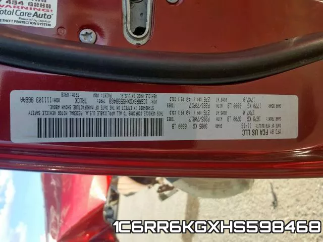 1C6RR6KGXHS598468 фото 2