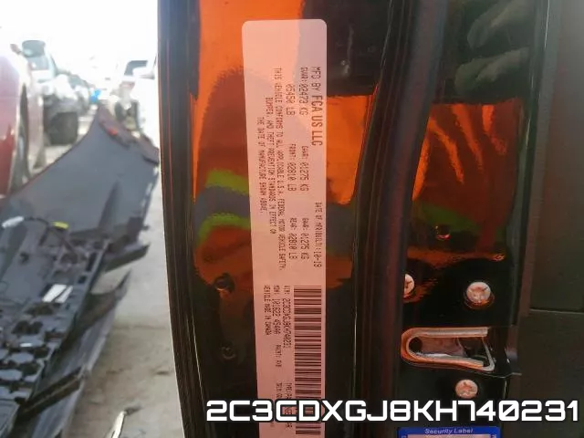 2C3CDXGJ8KH740231 фото 2