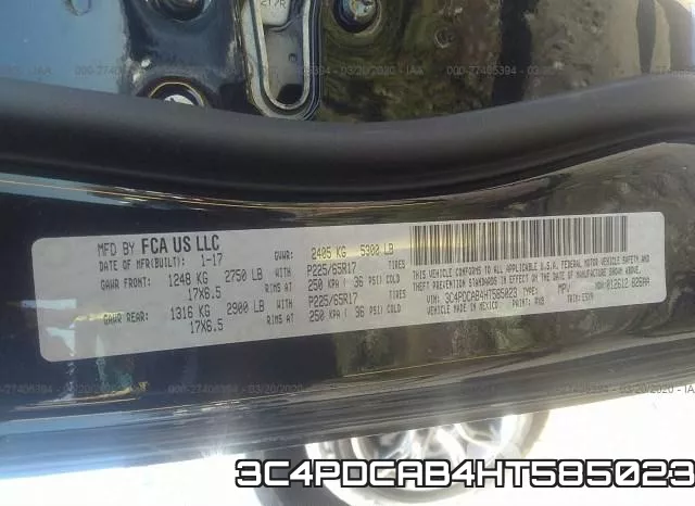 3C4PDCAB4HT585023 фото 5