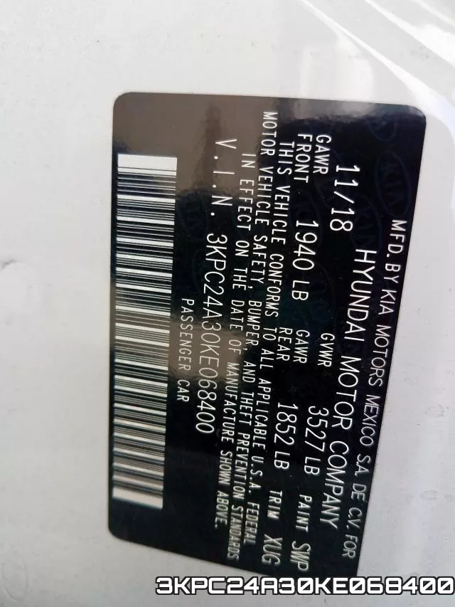 3KPC24A30KE068400 фото 2