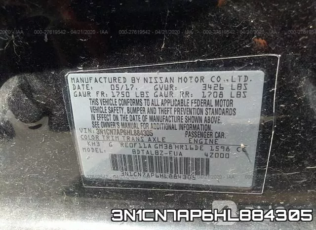 3N1CN7AP6HL884305 фото 6