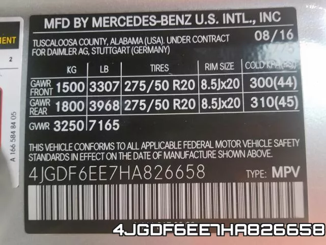4JGDF6EE7HA826658 фото 2