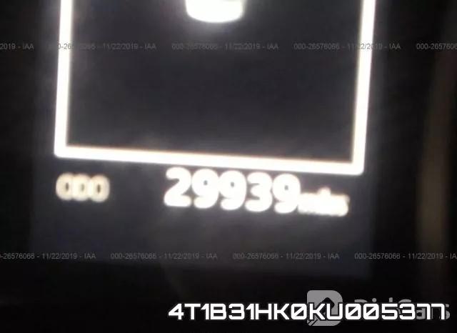 4T1B31HK0KU005377 фото 7