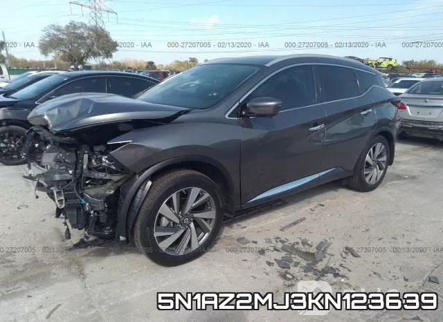 5N1AZ2MJ3KN123639 фото 3