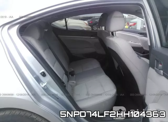 5NPD74LF2HH104363 фото 5