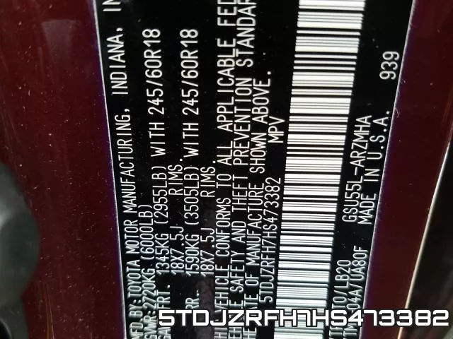 5TDJZRFH7HS473382 фото 2