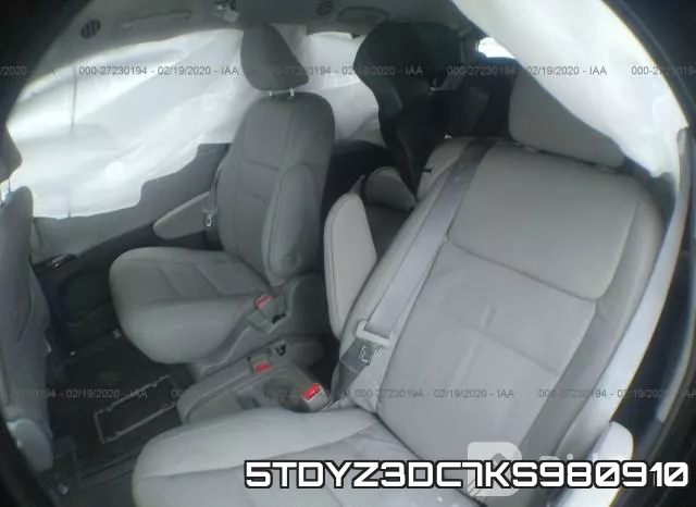 5TDYZ3DC7KS980910 фото 7
