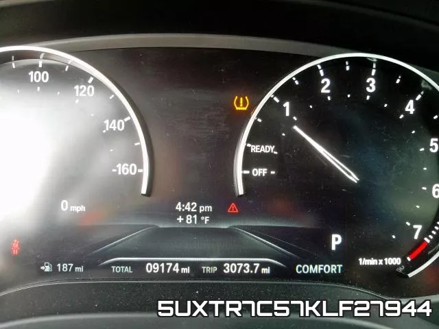 5UXTR7C57KLF27944 фото 9