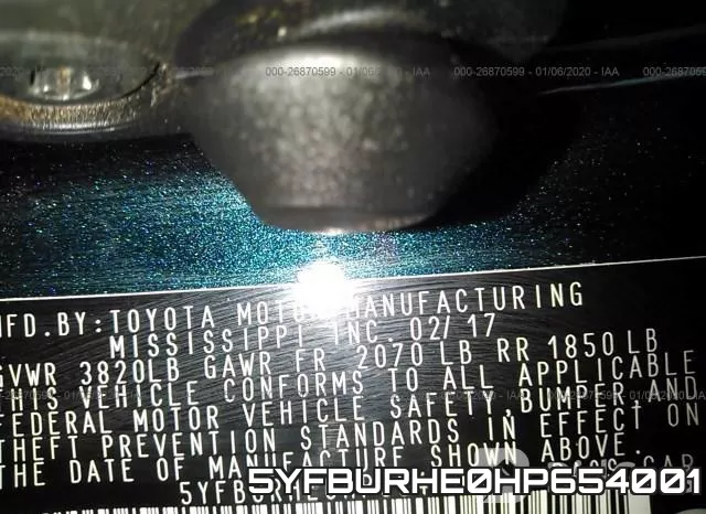 5YFBURHE0HP654001 фото 6
