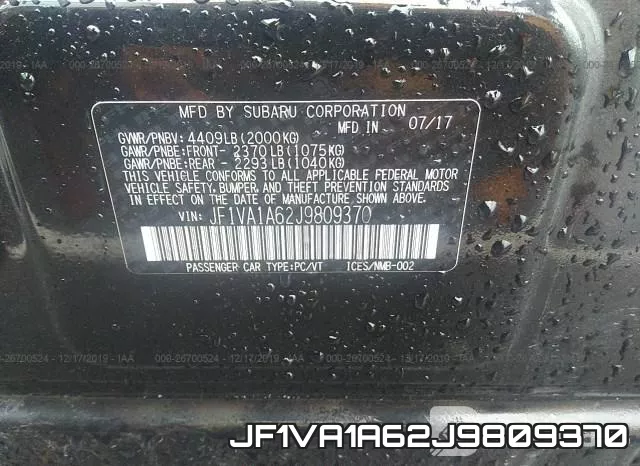 JF1VA1A62J9809370 фото 6