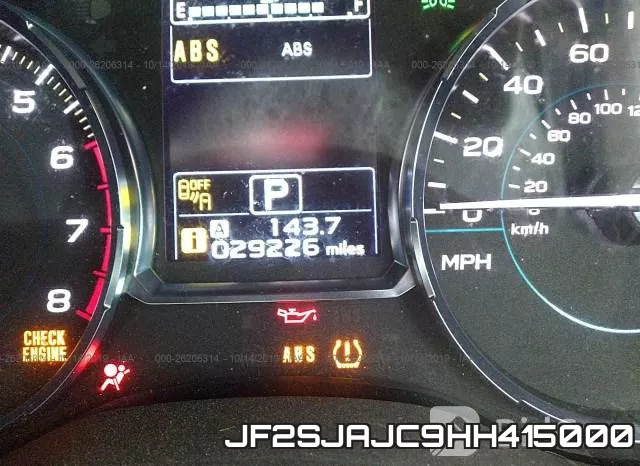 JF2SJAJC9HH415000 фото 6