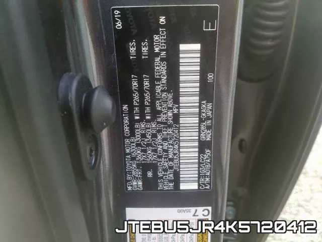 JTEBU5JR4K5720412 фото 2