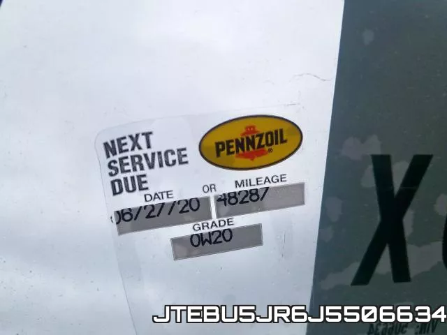 JTEBU5JR6J5506634 фото 6
