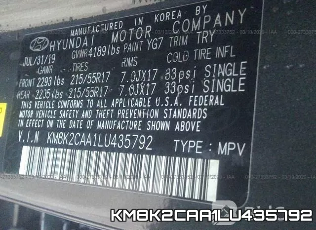 KM8K2CAA1LU435792 фото 8